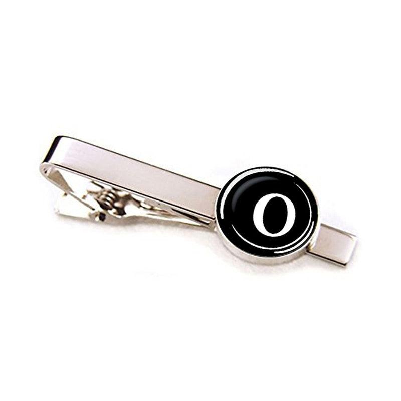 Elegant Men Fashion 26 Alphabet Letters Tie Clips Letter Tie Clip Men's Fashion Tie Pin Buckle Clip Tie Decoration Suit Accessories  Name Letters Jewelry Men Necktie Clip Pin Suit Accessories Classic Initials Alphabet A-Z Tie Clips Stevvex