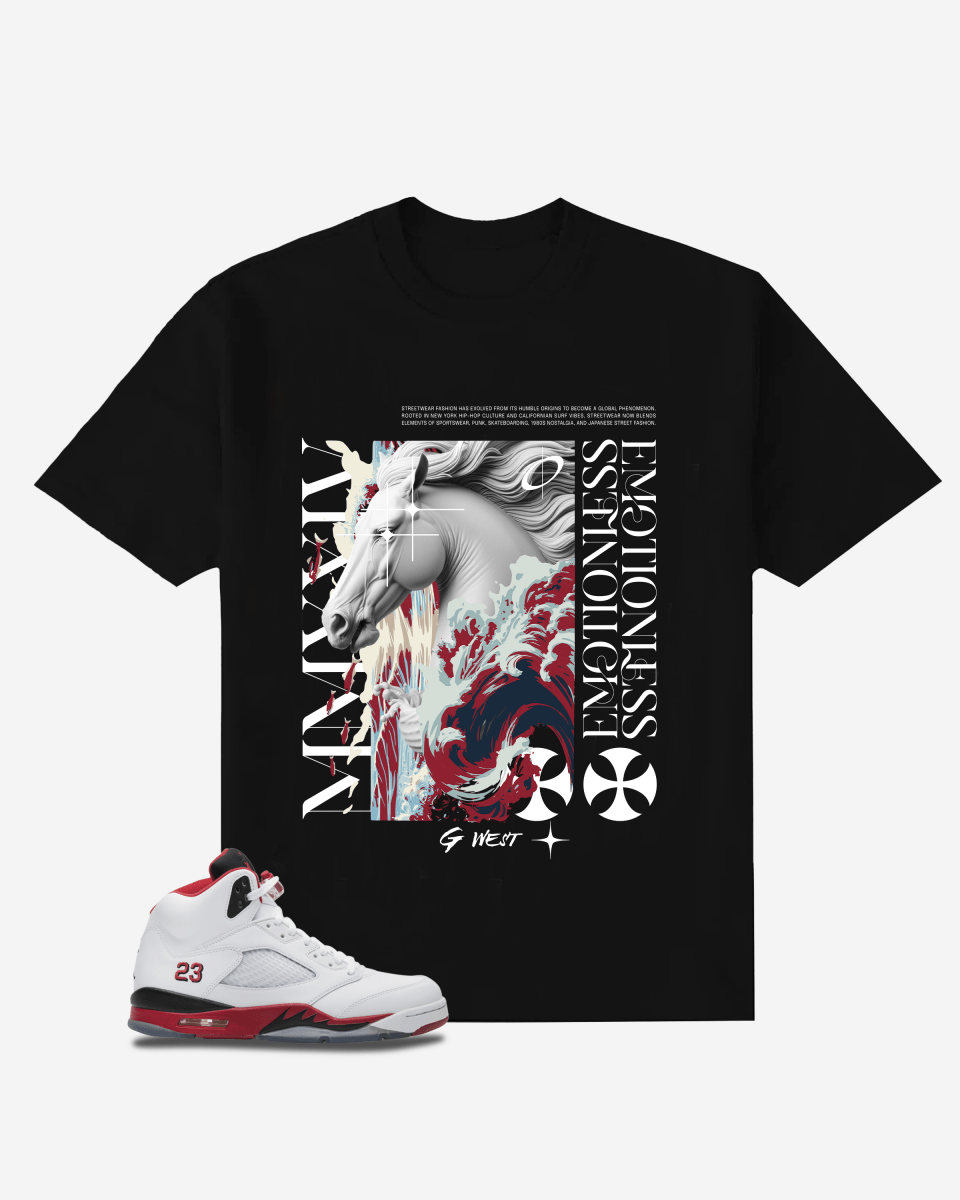 G West Emotionless Wave Oversized T-Shirt Mens G West