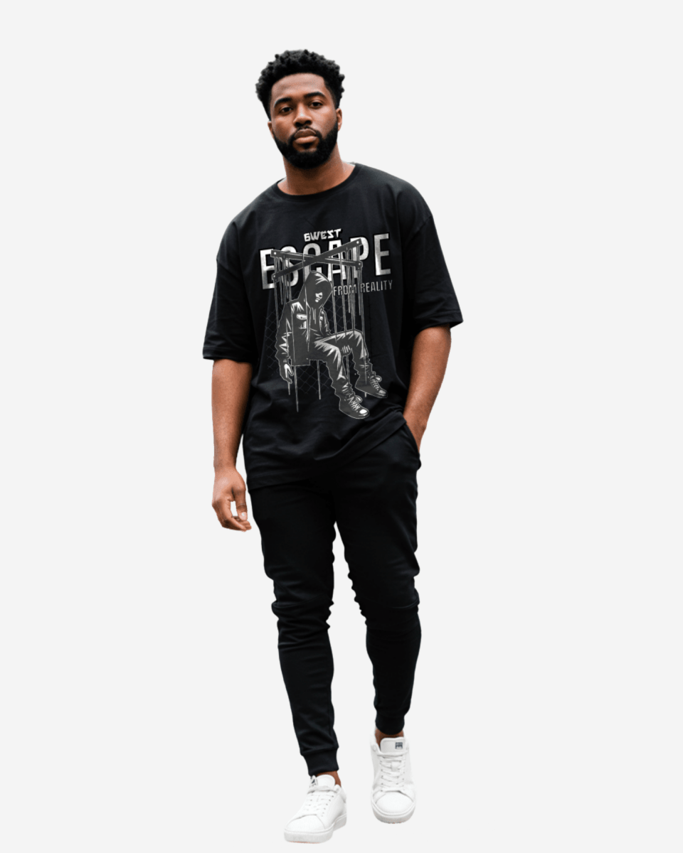 Camiseta extragrande G West Escape From Reality para hombre