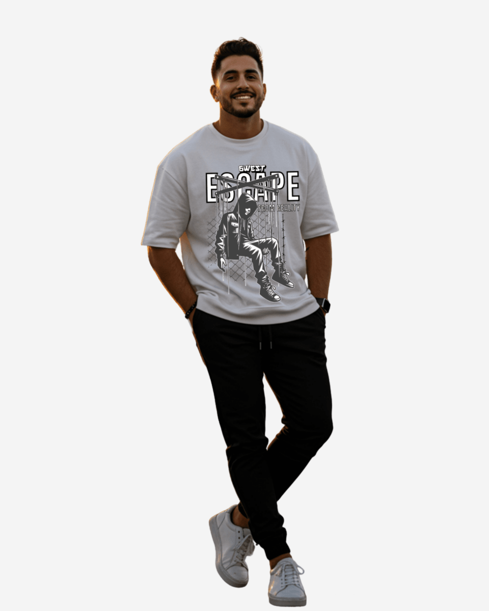 Camiseta extragrande G West Escape From Reality para hombre