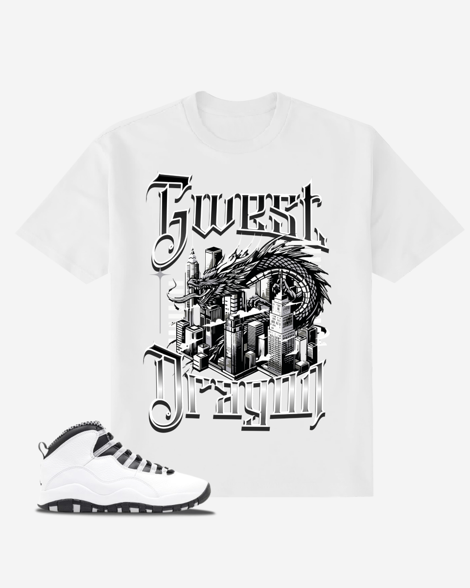G West Eternal Dragon Oversized T-Shirt Mens G West