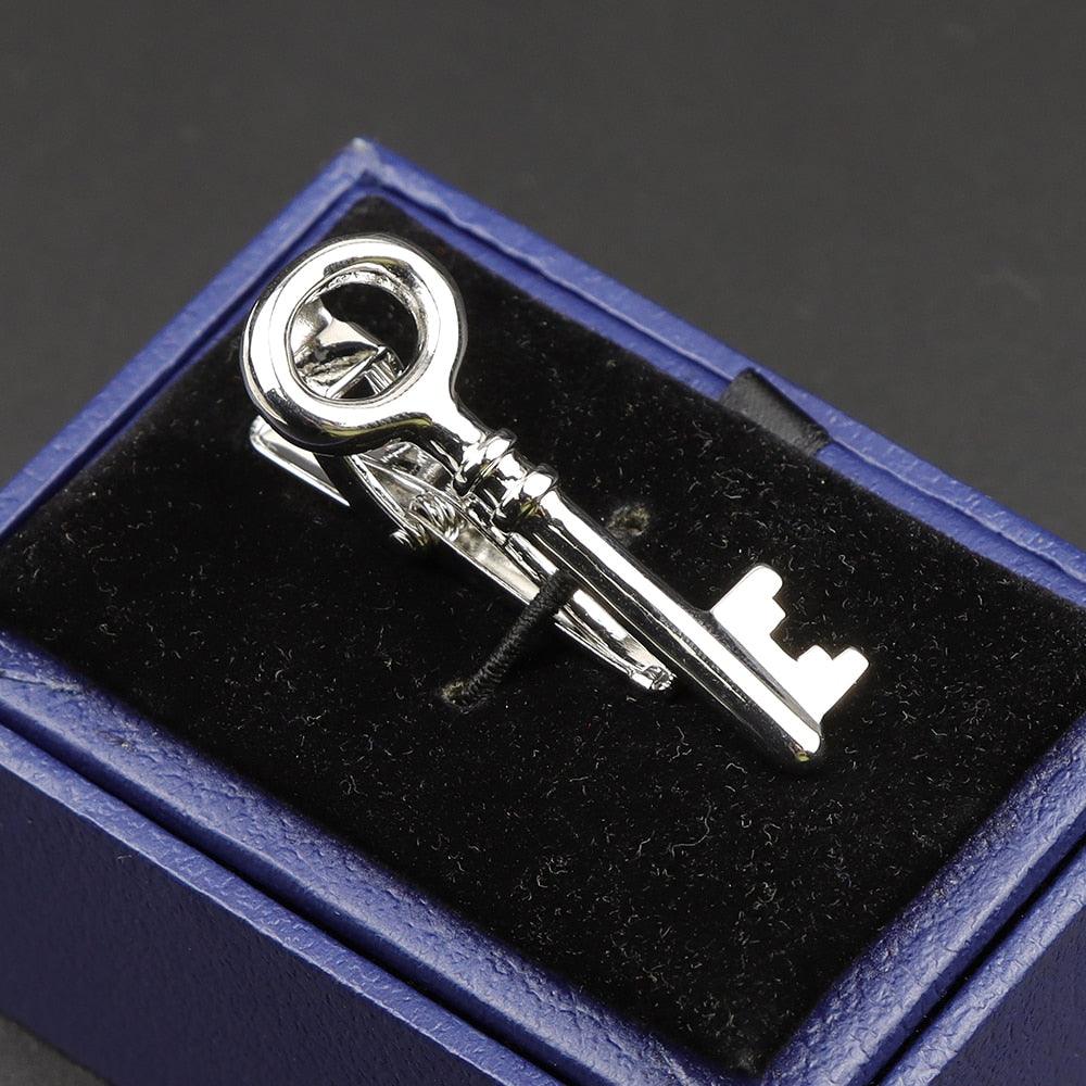 Fashion Metal Men Tie Clip Golden Musical Instrument Shape Simple Bar Clasp  Luxury Fashion Necktie Tie Clips Bar Variety Pattern Mens Suit Wedding Gift Unique Tie Clip Stevvex