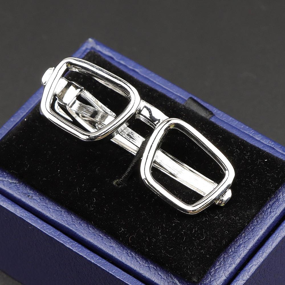 Fashion Metal Men Tie Clip Golden Musical Instrument Shape Simple Bar Clasp  Luxury Fashion Necktie Tie Clips Bar Variety Pattern Mens Suit Wedding Gift Unique Tie Clip Stevvex