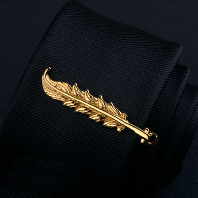 Fashion Tie Clips Men's Metal Necktie Bar Tie Bar Clip Men's Daily Tie Clip Accessories Unique Modern Stainless Steel Fashion Business Tie Bar Formal Shirt Wedding Ceremony Gold Tie Clip Men's Party Gifts Stevvex
