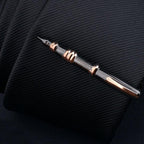 Fashion Tie Clips Men's Metal Necktie Bar Tie Bar Clip Men's Daily Tie Clip Accessories Unique Modern Stainless Steel Fashion Business Tie Bar Formal Shirt Wedding Ceremony Gold Tie Clip Men's Party Gifts Stevvex