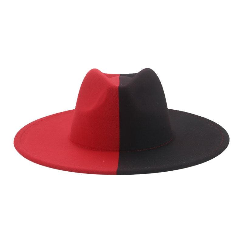 Fashionable Fedora Hats Women Wide Brim Dress Caps  Women's Fedora Hats Elegant Wide Brim Fedora Hat  Wedding Men Hat Warm Retro Style Belt 56-58cm Stevvex