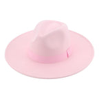 Fashionable Fedora Hats Women Wide Brim Dress Caps  Women's Fedora Hats Elegant Wide Brim Fedora Hat  Wedding Men Hat Warm Retro Style Belt 56-58cm Stevvex