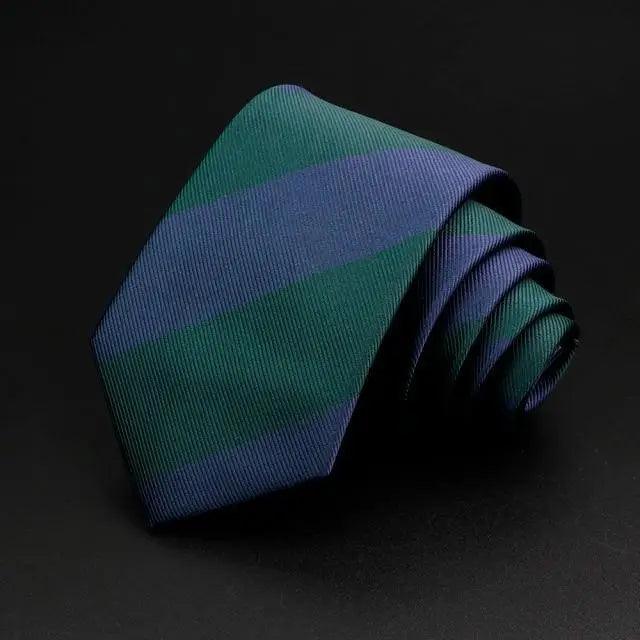 Fashionable Men Office Elegant Necktie Daily Wear Wedding Necktie Party Men Striped Formal Design Neckties Classic Plaid Necktie Stripe Ties Pattern Business Formal Tie Stevvex