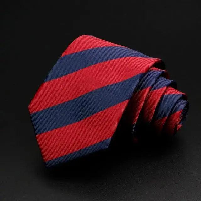 Fashionable Men Office Elegant Necktie Daily Wear Wedding Necktie Party Men Striped Formal Design Neckties Classic Plaid Necktie Stripe Ties Pattern Business Formal Tie Stevvex