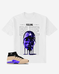 G West Feeling Blue Oversized T-Shirt Mens G West