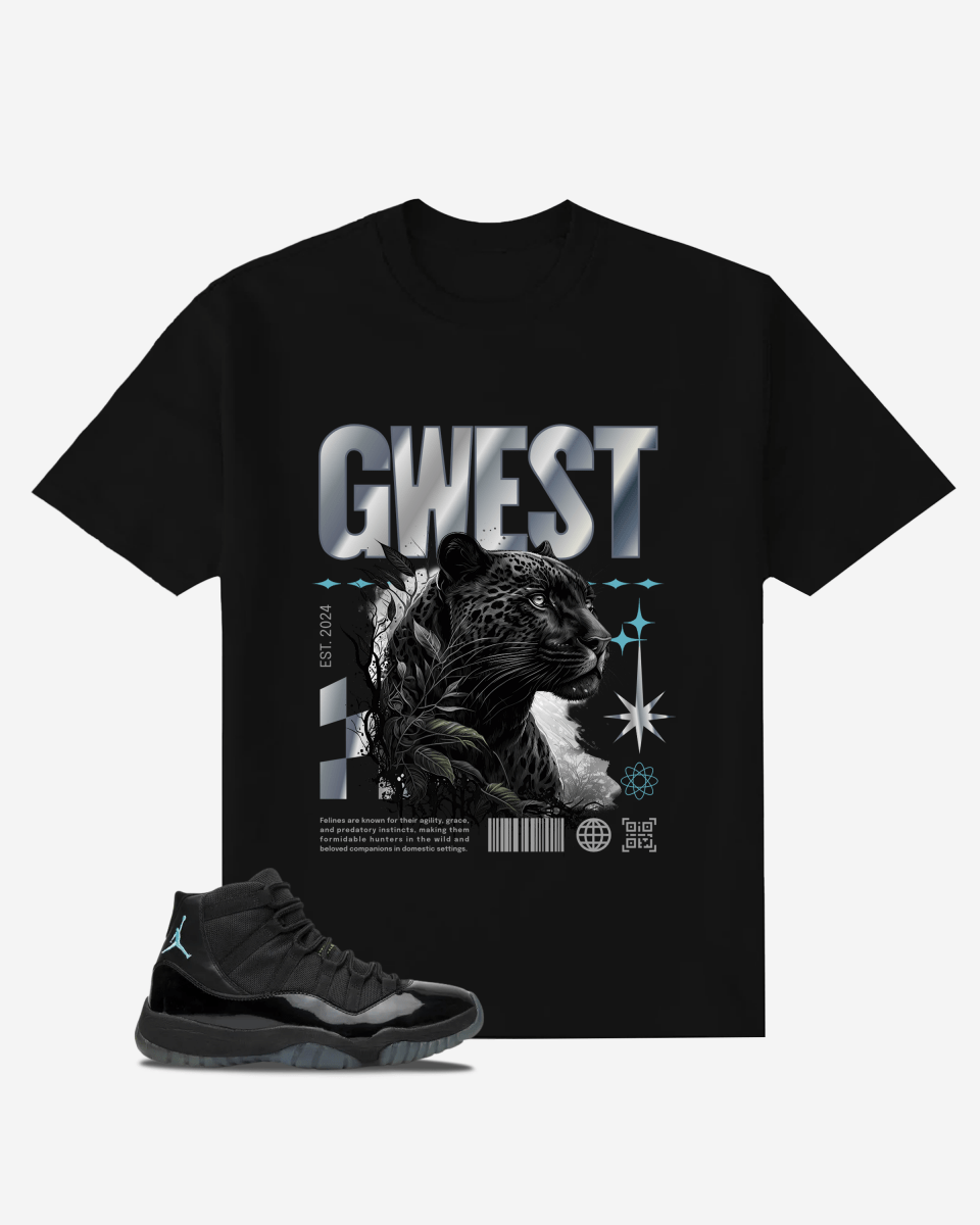 G West Feline Oversized  T-Shirt Mens G West
