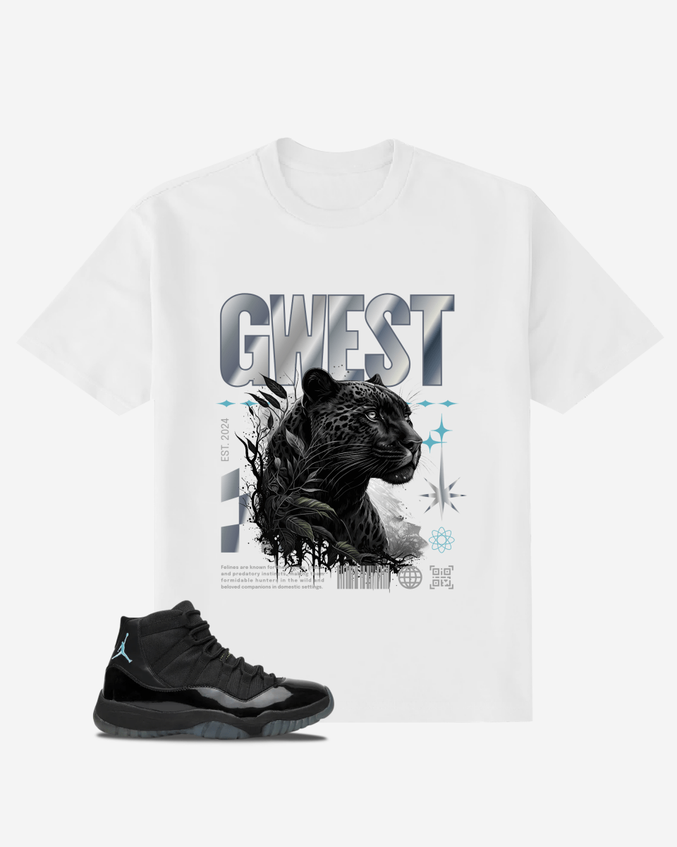G West Feline Oversized  T-Shirt Mens G West