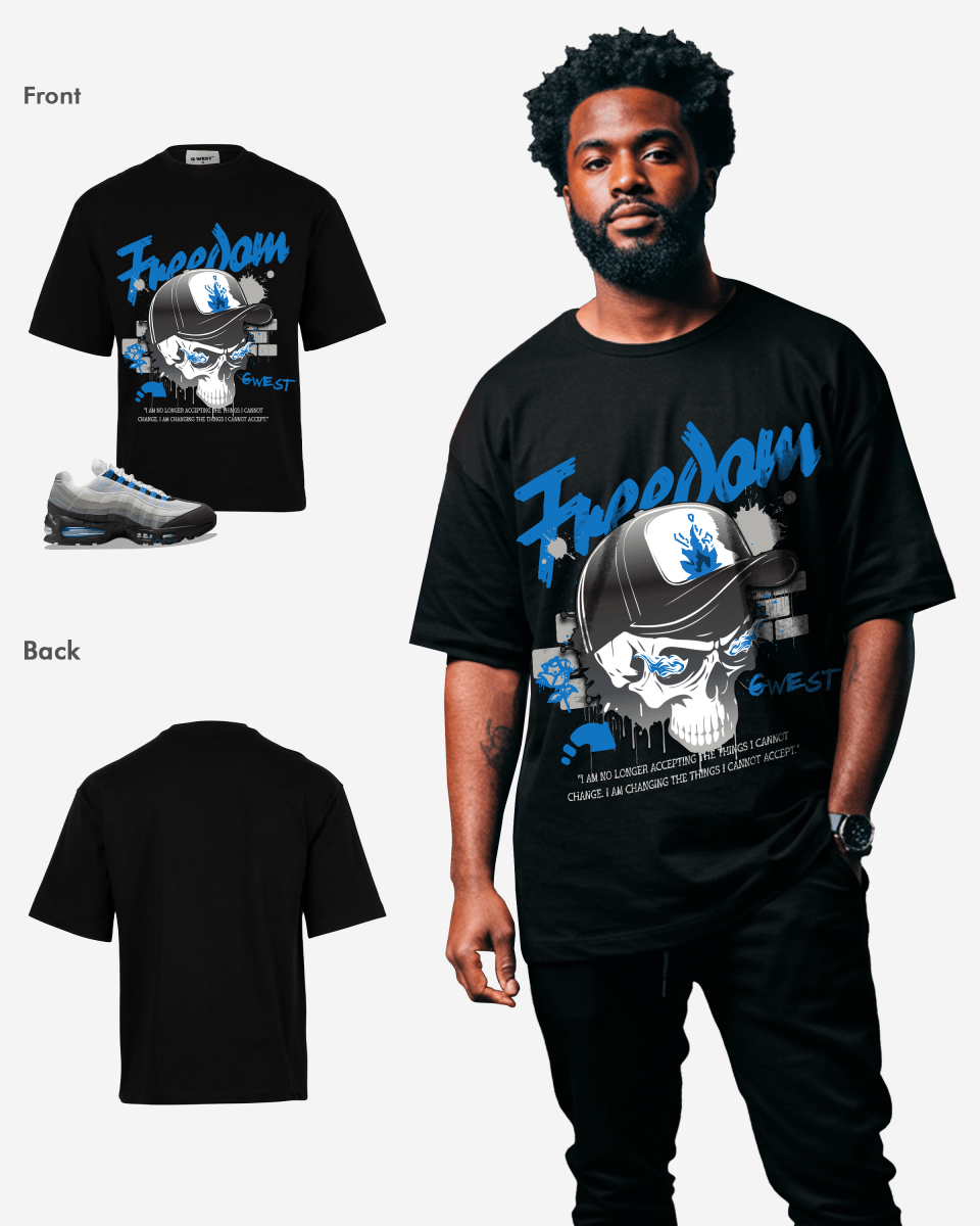 Camiseta extragrande para hombre G West Freedom