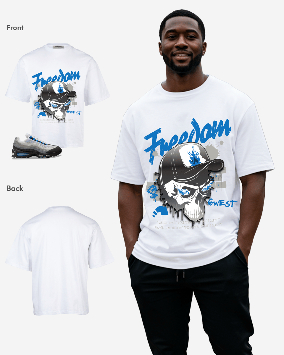 Camiseta extragrande para hombre G West Freedom