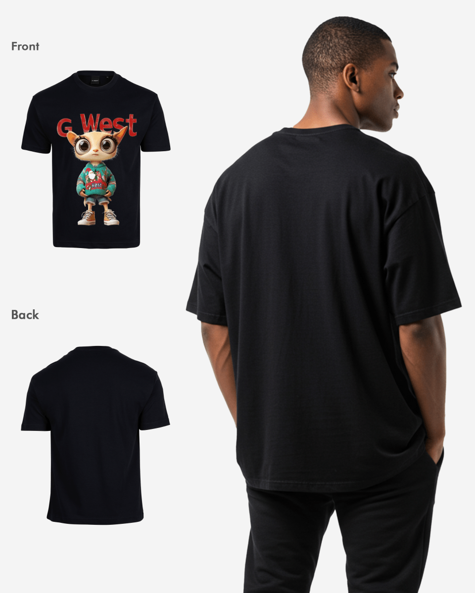 G West Frosty Diva Oversized T-Shirt Mens G West