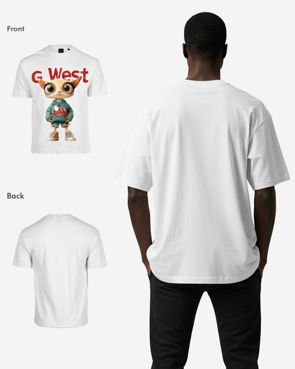 G West Frosty Diva Oversized T-Shirt Mens G West