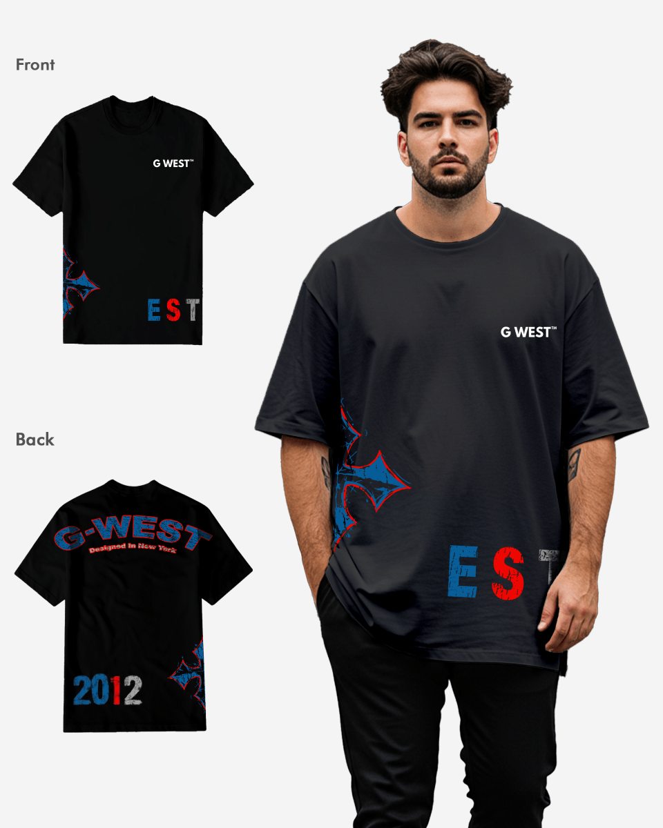 G West 3.0 Arch Logo T-Shirt Big and Tall Mens G West