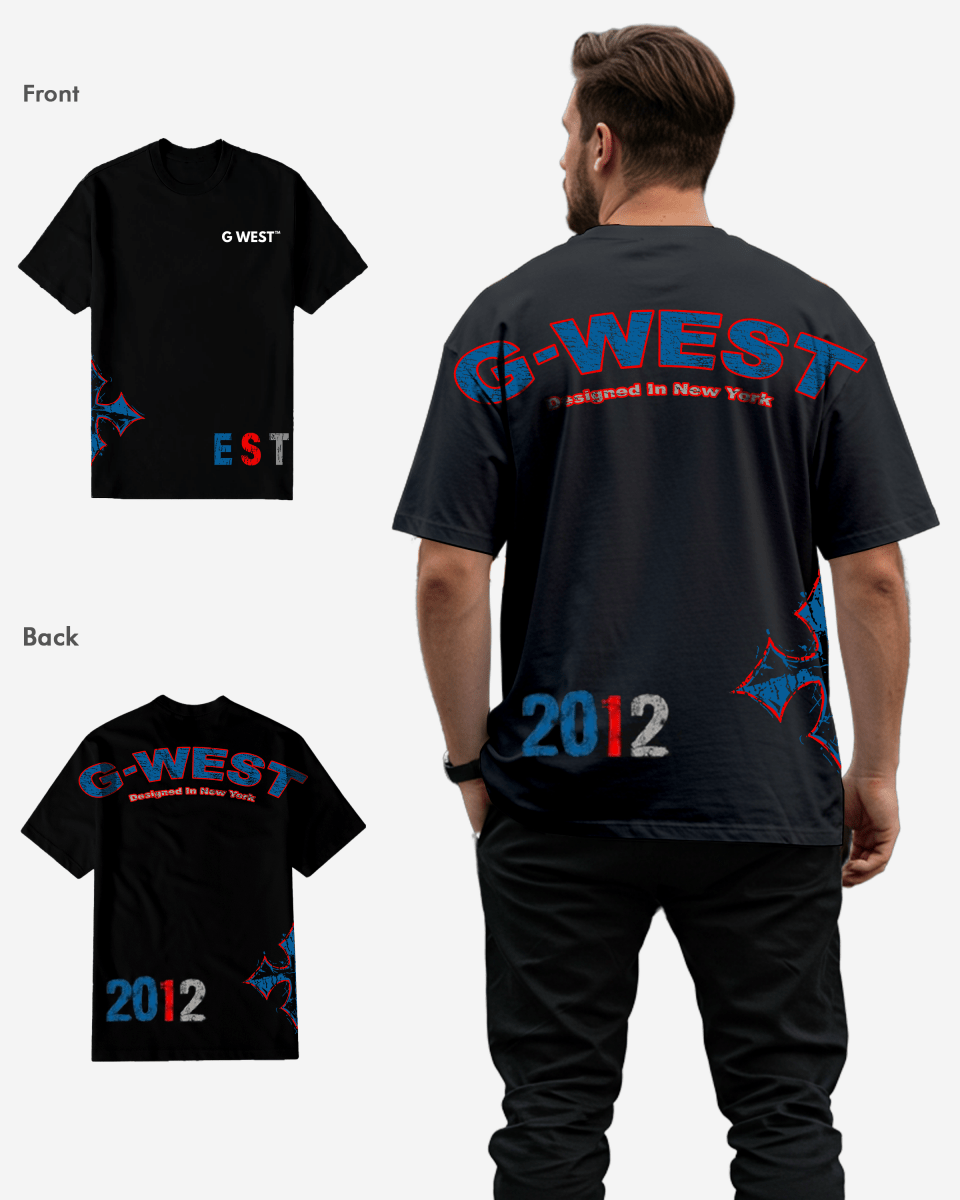 G West 3.0 Arch Logo T-Shirt Big and Tall Mens G West