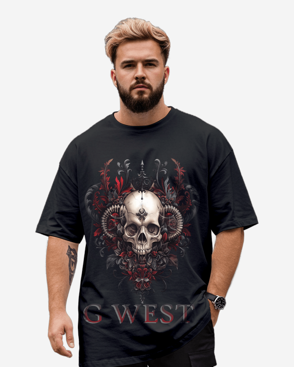 G west Afflicted Times T-Shirt Big and Tall Mens G West