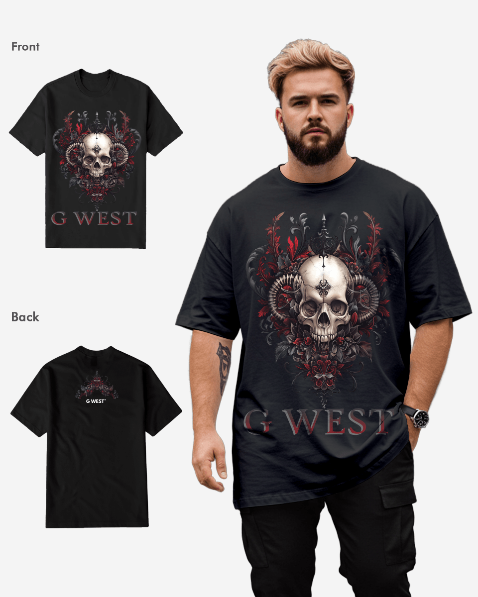 G west Afflicted Times T-Shirt Big and Tall Mens G West
