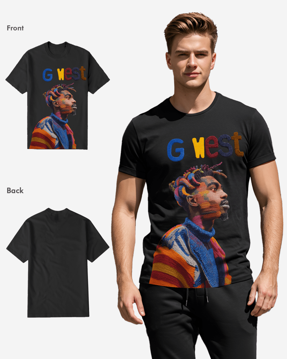 G West Mens African Men Tee G West