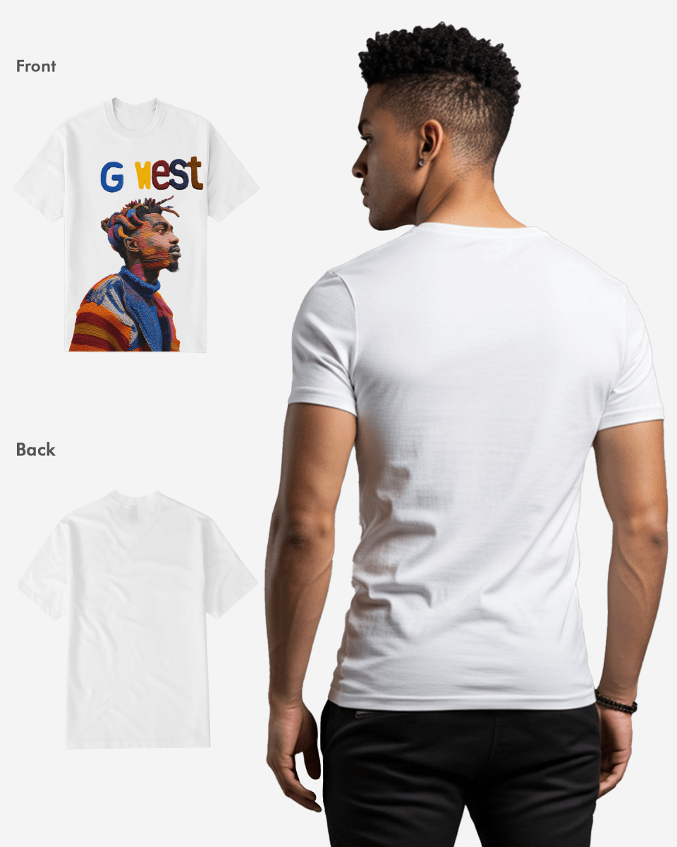 G West Mens African Men Tee G West