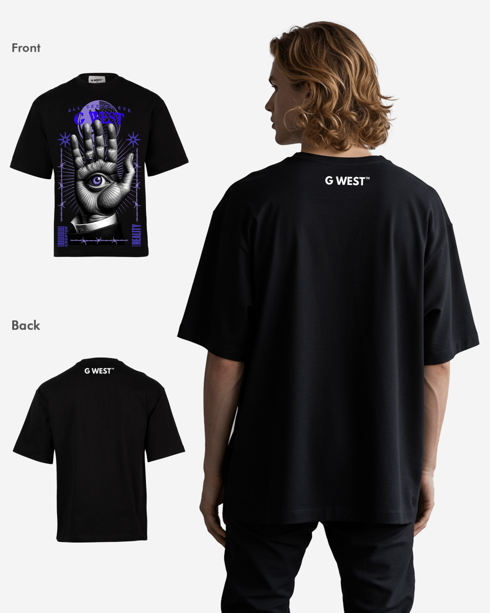 G WEST ALL SEEING EYE OVERSIZED T-Shirt Mens G West