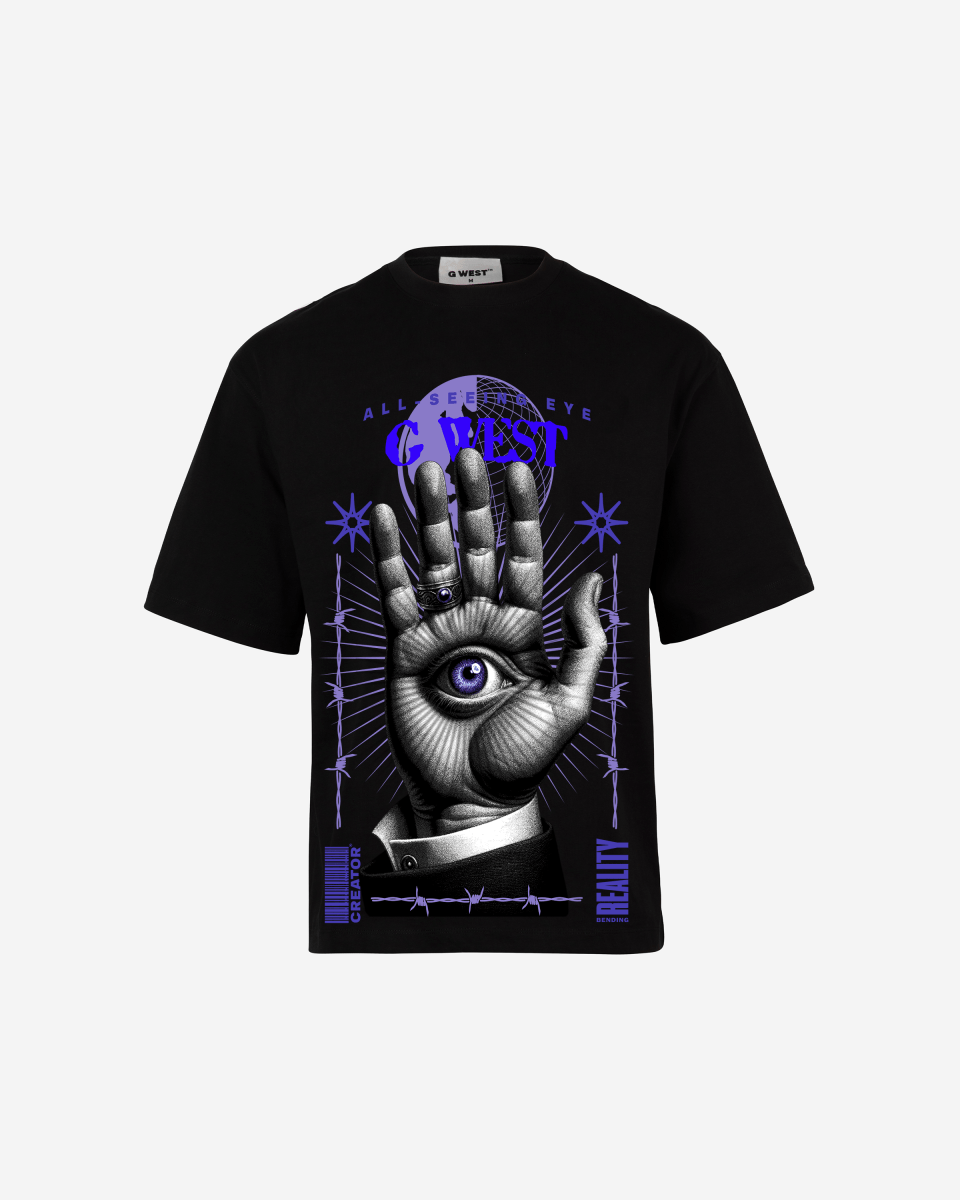 G WEST ALL SEEING EYE OVERSIZED T-Shirt Mens G West