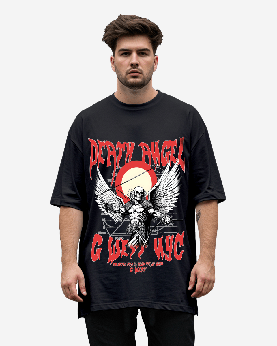 G WEST ANGEL OF DEATH T SHIRT Big and Tall Mens G West