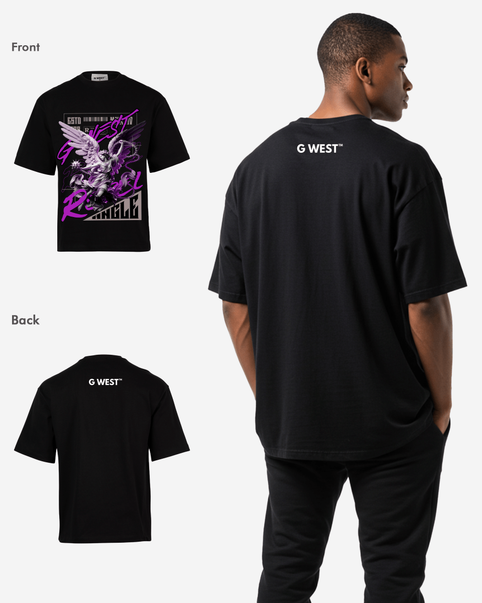 G WEST ANGLE OVERSIZED T-Shirt Mens G West
