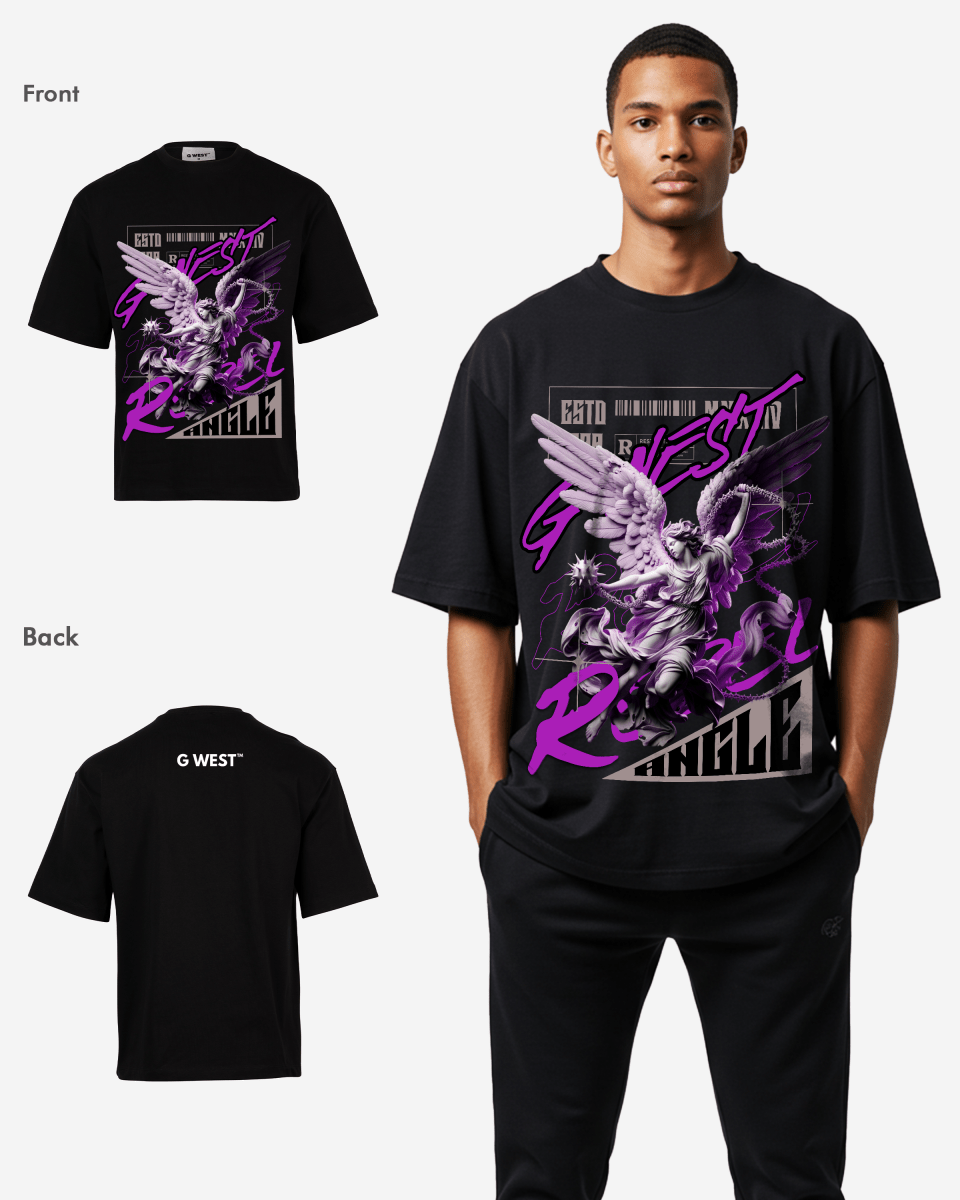G WEST ANGLE OVERSIZED T-Shirt Mens G West