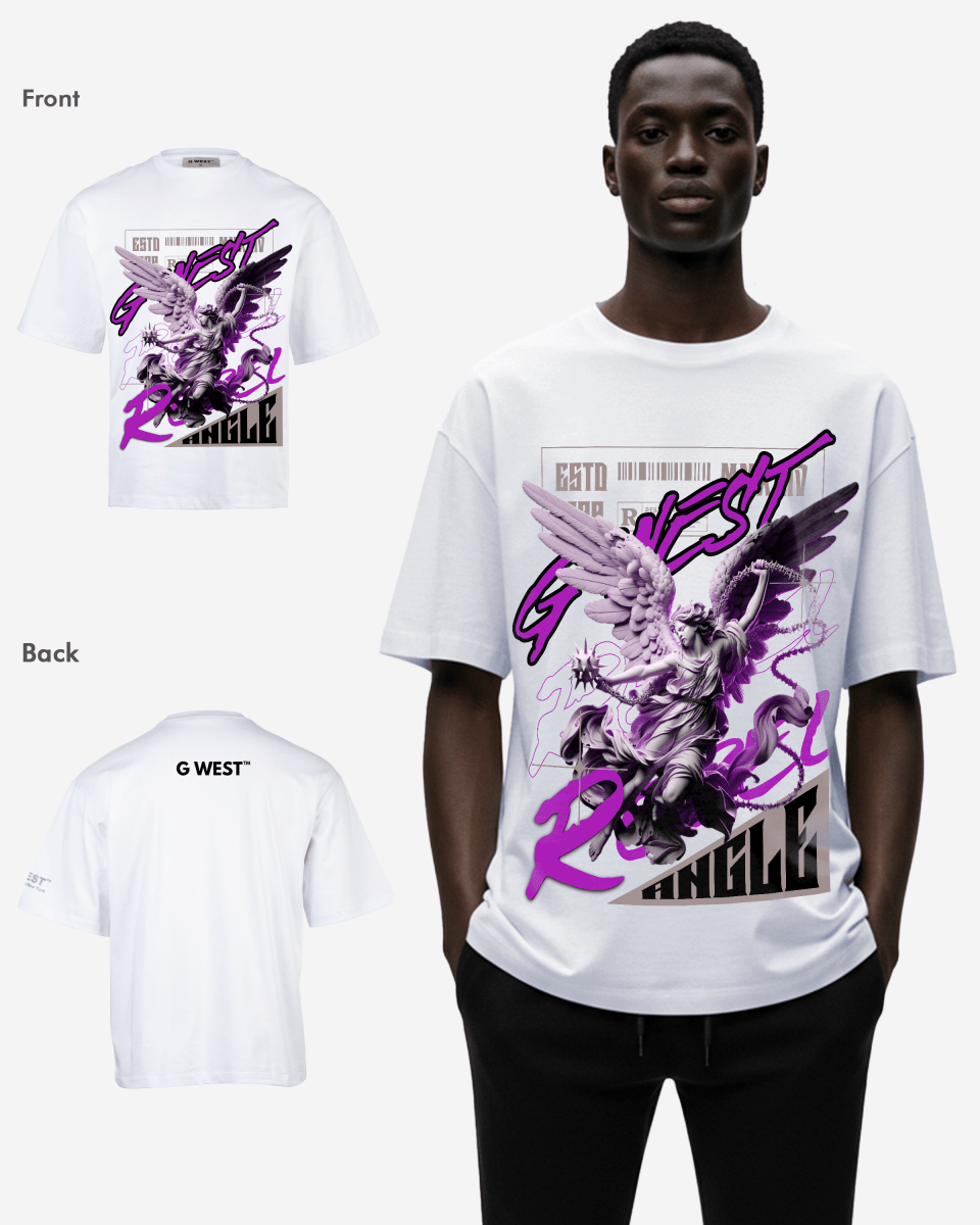 G WEST ANGLE OVERSIZED T-Shirt Mens G West