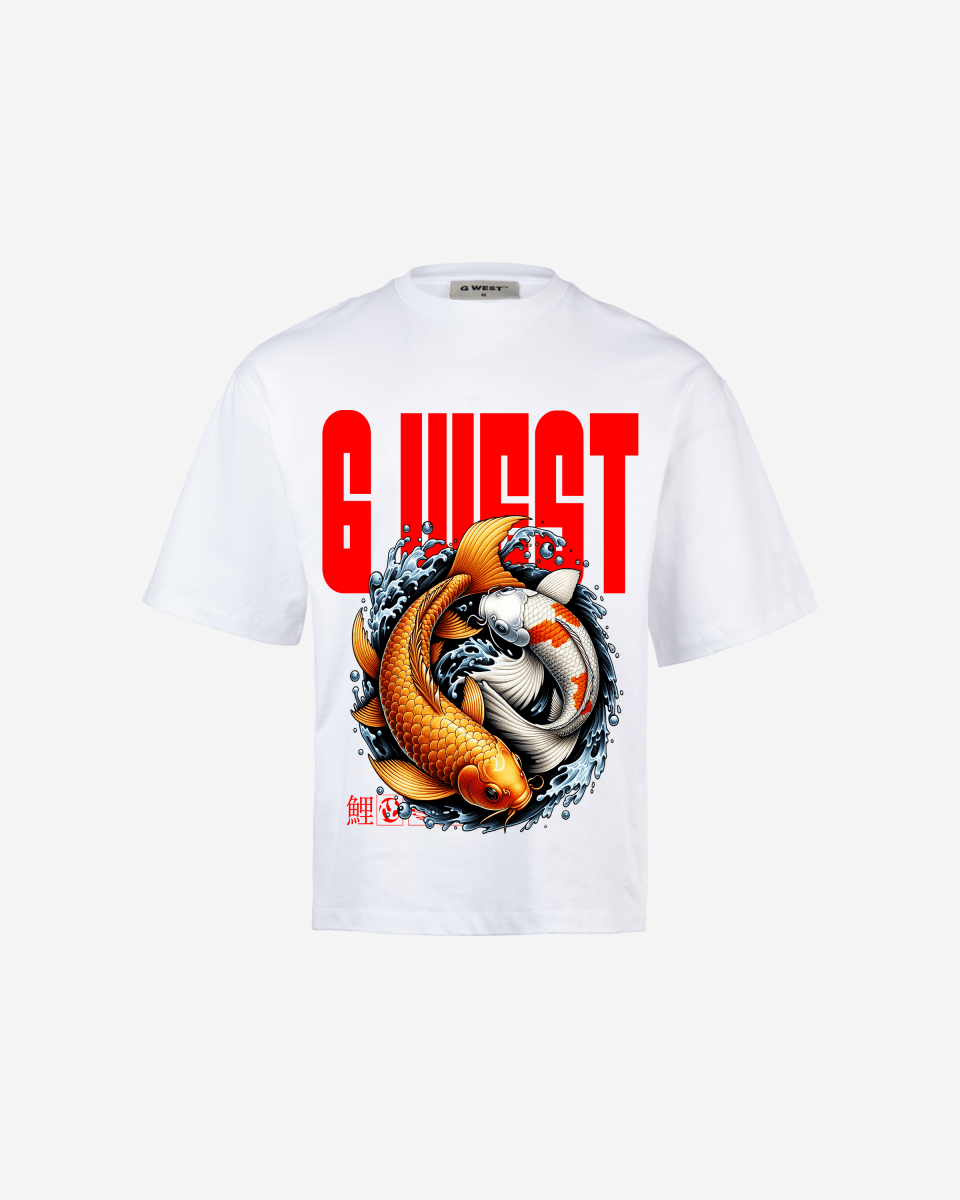 G WEST AQUA HARMONY OVERSIZED T-Shirt Mens G West
