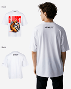 G WEST AQUA HARMONY OVERSIZED T-Shirt Mens G West