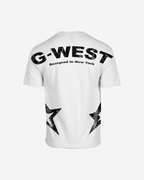 G West Mens Arch Logo Oversized Tee G West