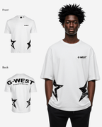 G West Mens Arch Logo Oversized Tee G West