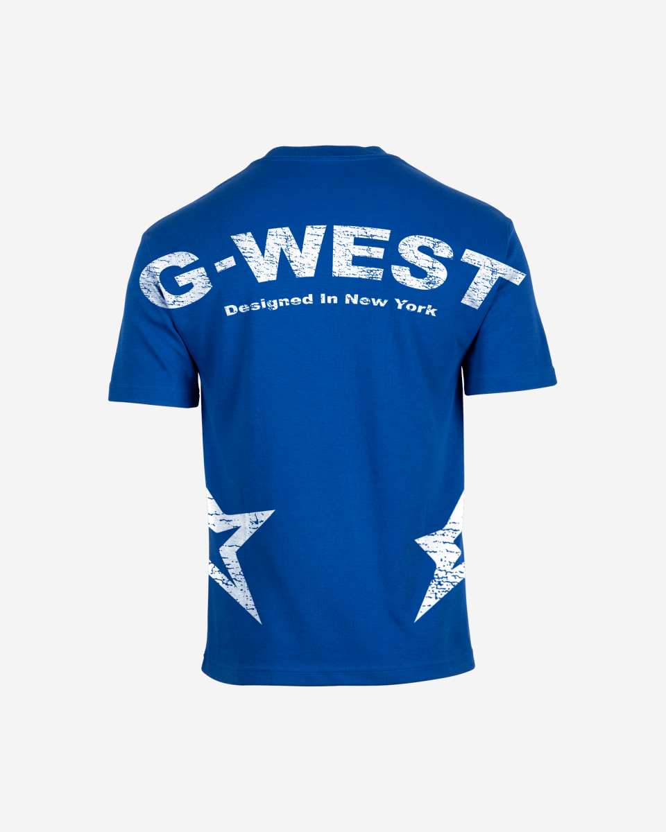 G West Mens Arch Logo Oversized Tee G West