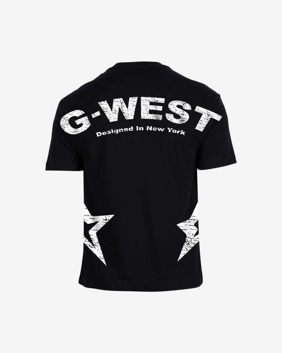 G West Mens Arch Logo Oversized Tee G West