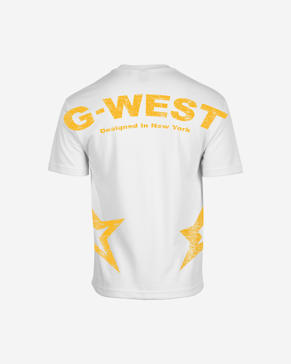 G West Mens Arch Logo Oversized Tee G West