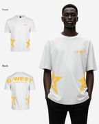 G West Mens Arch Logo Oversized Tee G West