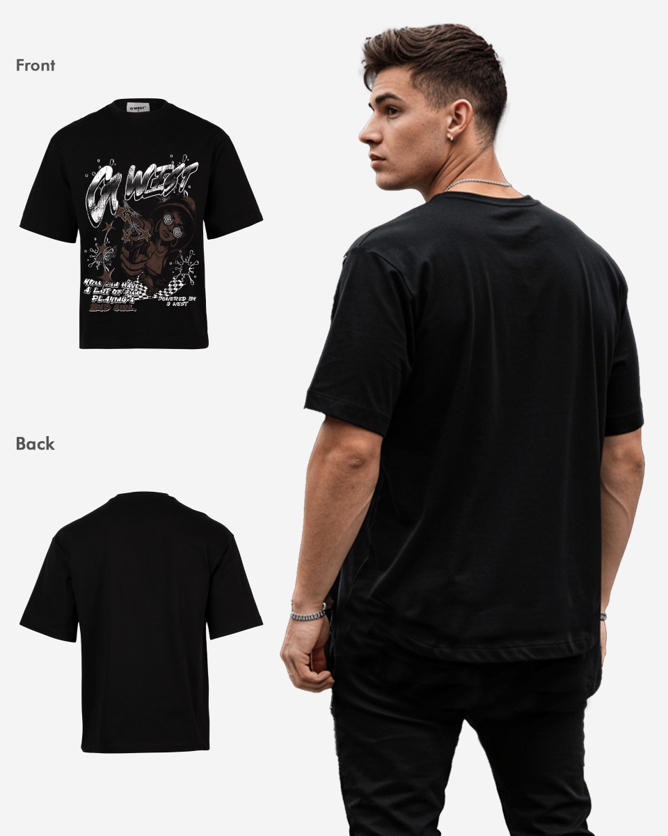 G West Bad Gril Oversized Tee G West
