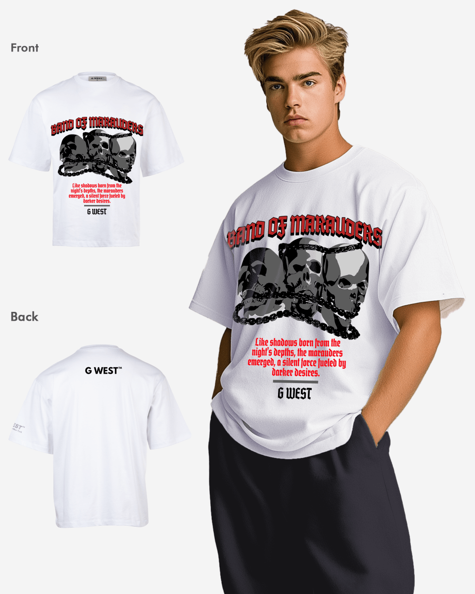 G WEST BAND OF MARAUDERS OVERSIZED T-Shirt Mens G West