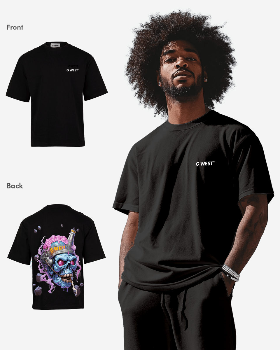 G West Beer Buddies Oversized T-Shirt Mens G West