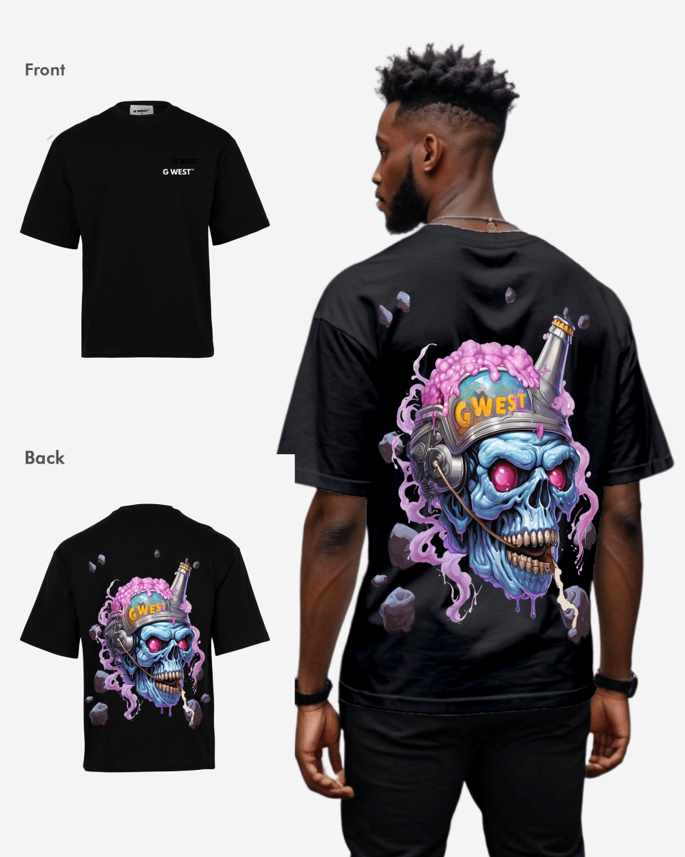 G West Beer Buddies Oversized T-Shirt Mens G West