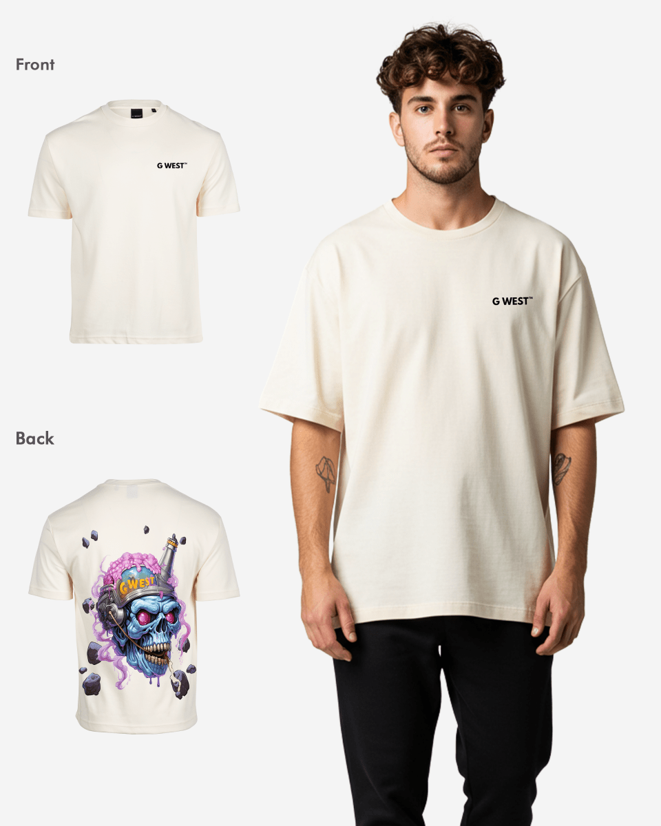 G West Beer Buddies Oversized T-Shirt Mens G West
