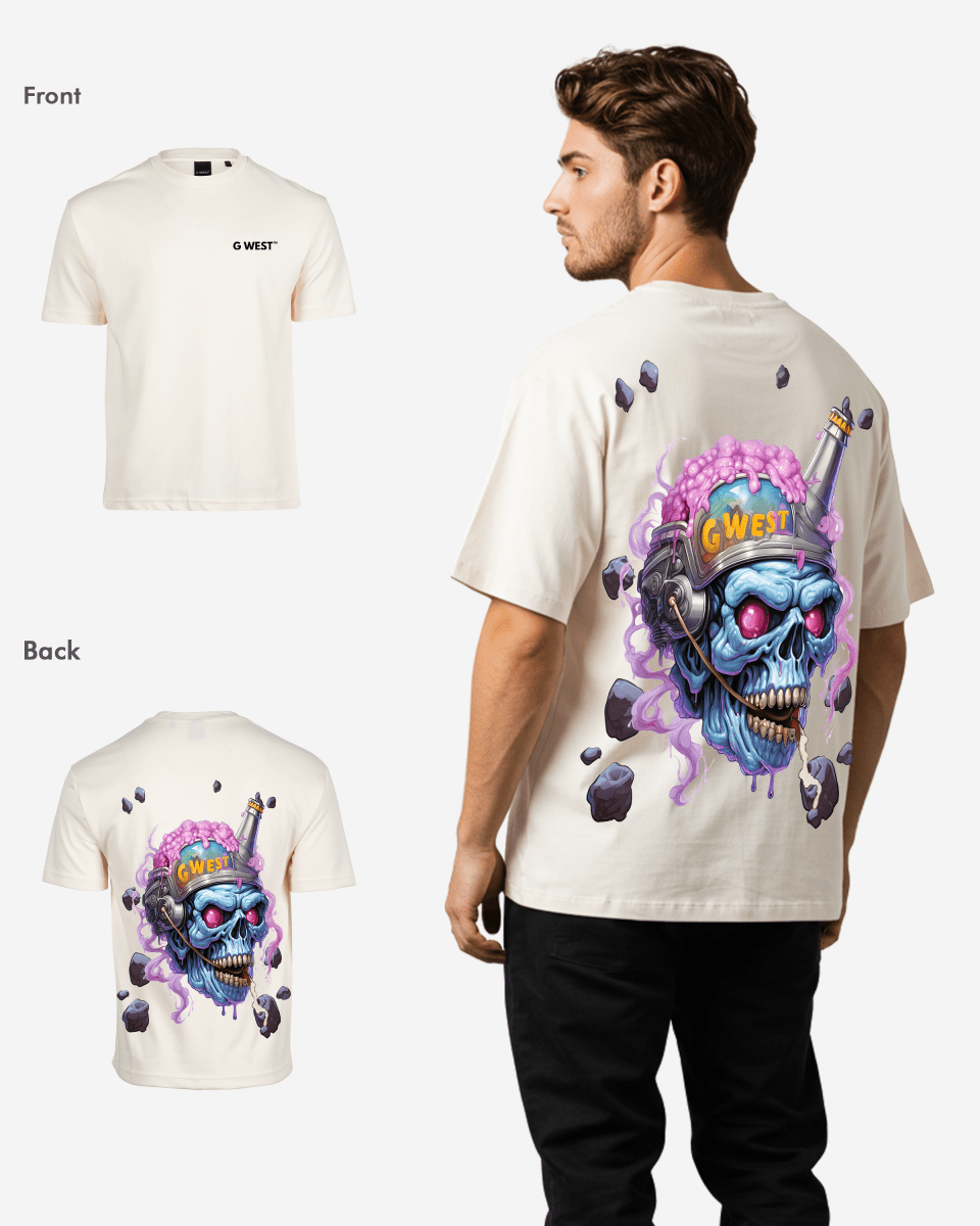 G West Beer Buddies Oversized T-Shirt Mens G West