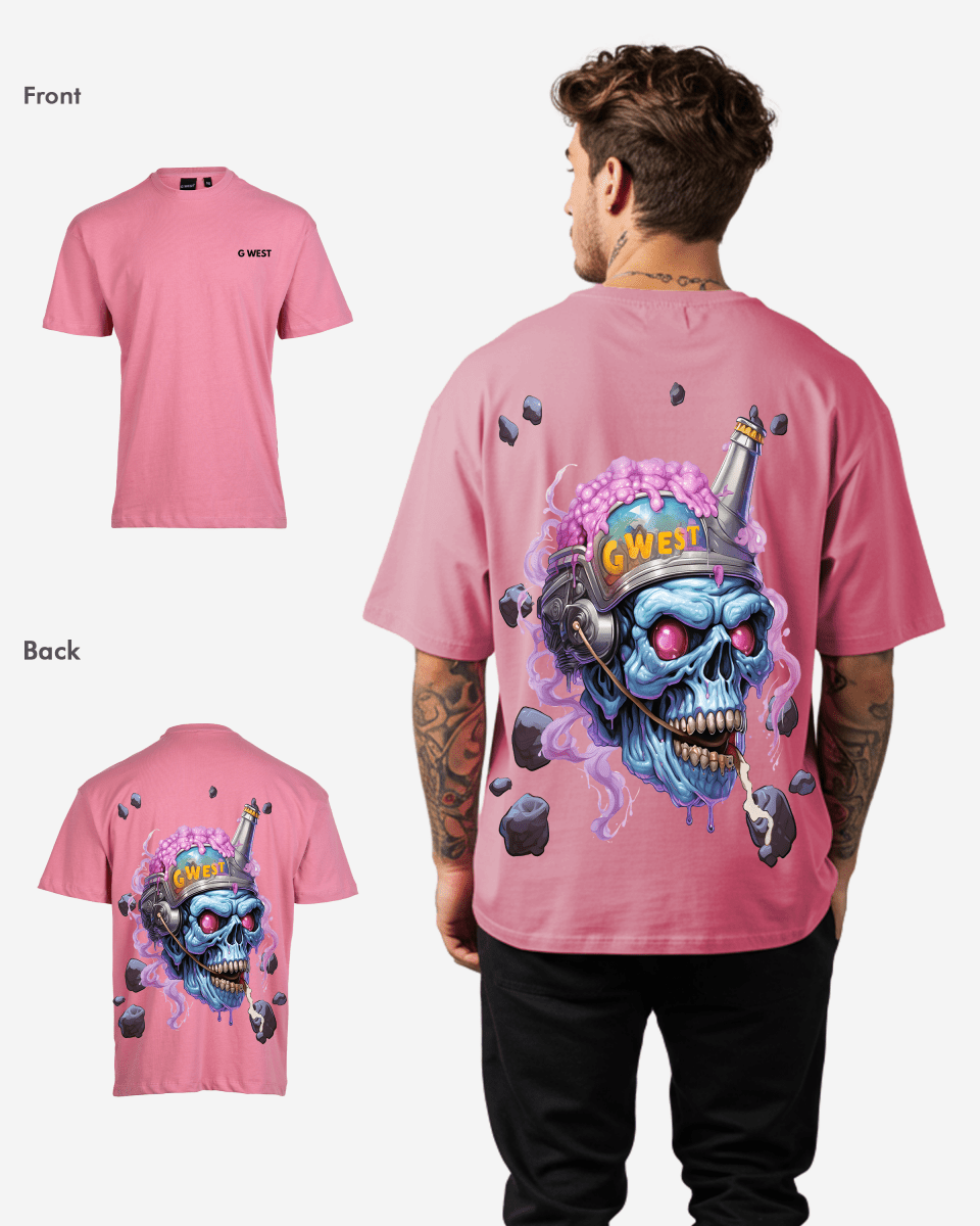 G West Beer Buddies Oversized T-Shirt Mens G West