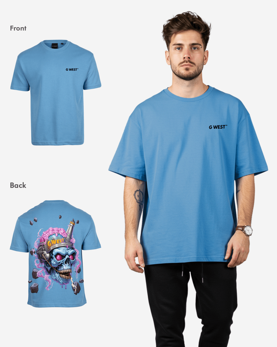 G West Beer Buddies Oversized T-Shirt Mens G West