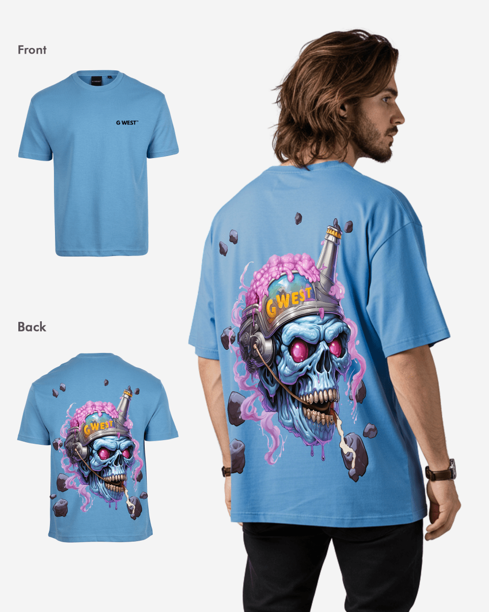 G West Beer Buddies Oversized T-Shirt Mens G West