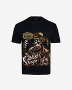 G West Mens Being Enlightened Acid Wash Premium Oversized Tee G West